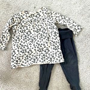 H&M baby girl outfit set 6-9 months